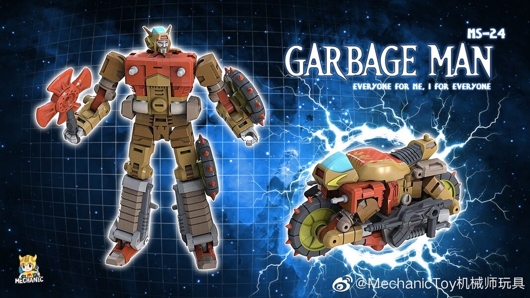 Mech Fans Toys Mechanic Studio MS 24 Garbage Man Wreck Gar   (2 of 12)